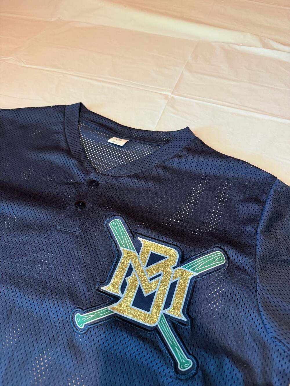Milwaukee Brewers CBS 58 Promotional Mesh Batting Practice Jersey Medium